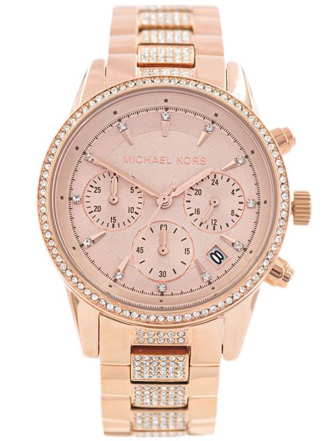 michael kors ritz stainless steel watch|mk6485.